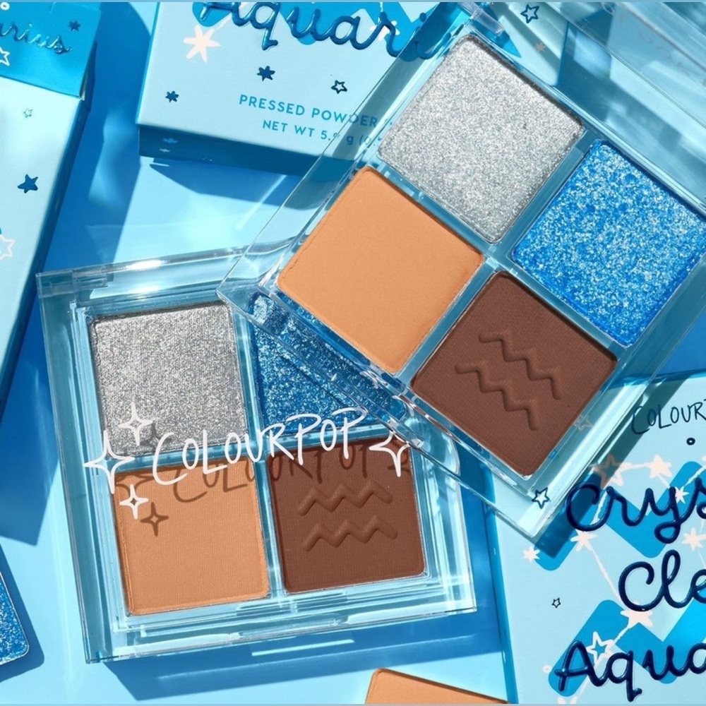 ColourPop Crystal Clear Aquarius Eyeshadow Palette NIB 🔹